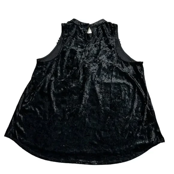 No Boundaries Goth Witchy Sleeveless Lace Plus Size XXL Top - Picture 2 of 5